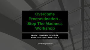 Overcome Procrastination Workshop Image