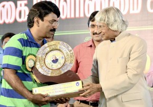 Dr A V Damodaran is Awarded with Master Trainer Award by Former President Dr.A.P.J.Abdul Kalam 