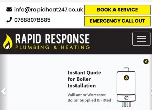 repid responce for boiler