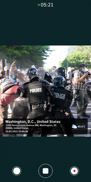 GPS video camera: Video stamp & watermark on video