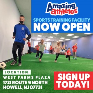 Amazing Athletes Sports Training Facilty opening in Howell Township, NJ on Monday, April 12, 2021.