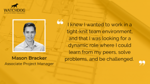 Associate Project Manager Mason Bracker