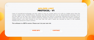 Holder Limit, dApp to Save in Gas Fees and Set Limit Orders in your Favorite Pairs