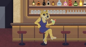 Pandemic Doge at a Bar