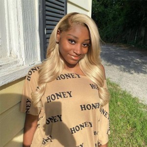 blonde body wave wig
