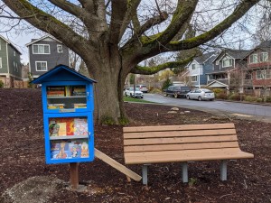 A new Book Oasis in High Point (SW Holly St and 32nd Ave SW).
