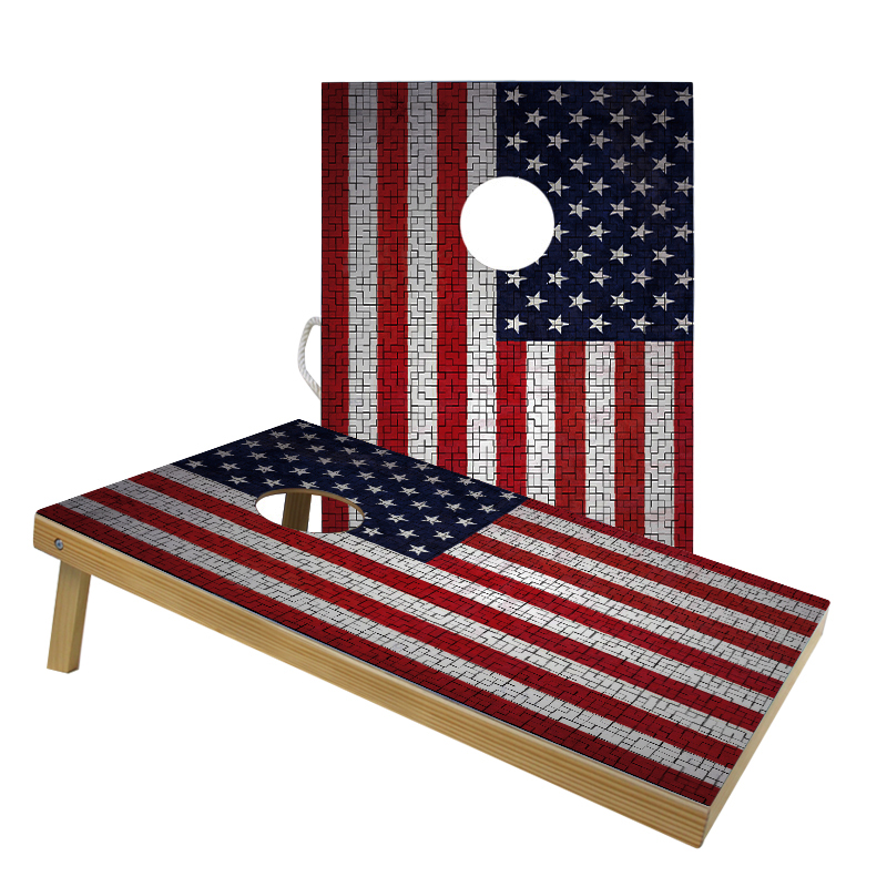 Cornhole Boards American Flag