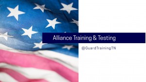 Alliance Training and Testing