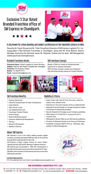 SM 5 Star Franchisee in Chandigarh