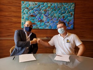 Mr. Omar Ashour (CEO – Ebutler) & Mr. Edmundas Balčikonis (CEO – Eddy Travels)