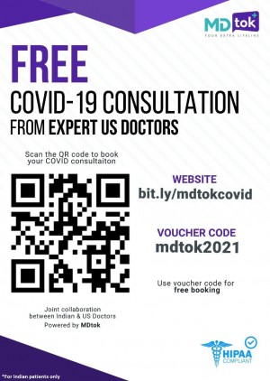 MDtok Flyer with QR code