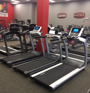 G&G Fitness Equipment Store inside treadmills