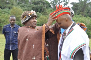 Qadree El-Amin receiving honors by Kikuyu Elders