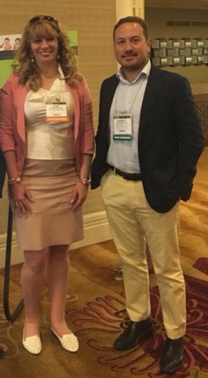 CDH International President, Dawn Ireland, and Researcher, Dr. Augusto Zani.