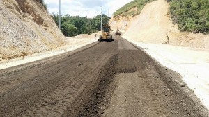 A road servicing a wind farm is upgraded with advanced soil stabilizer RT20 from RST