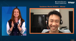 FIVE FINALISTS Alise e de Tonnac addresses the five Seedstars World finalists Fulfillment Bridge Tun