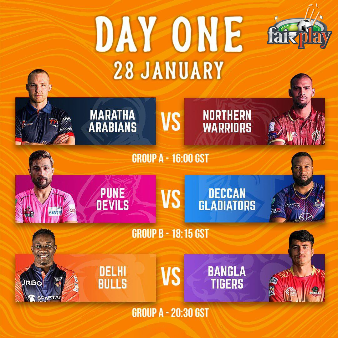 FAIRPLAY NEWS T10 League gets off a big start with three matches