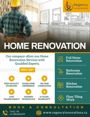Copy of Home renovation contractor flyer design Made with PosterMyWall