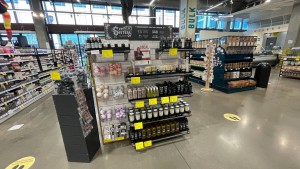 Spinster Sisters in-store display at Whole Foods Market