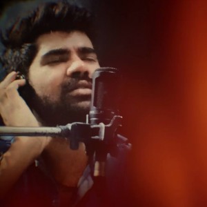 Aashish Kaushik at recording studio