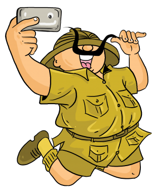 Shambu takes a selfie