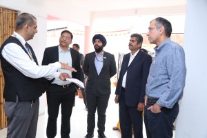 Guest of Honor Being Shown Around the Campus