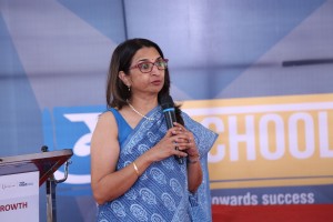 Ms. Anita Rajan, COO, Tata Strive - sharing the inputs on the need of the Qualitative Training for Outcome of Effiecient Trained Candidates