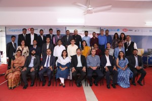 The CSR teams of Capgemini, HSBC Bank, Knowledge Partner Tata Strive, Execution Partner - EduBridge Learning Pvt. Ltd. The Entire Team with Mr. Surendra Rosha, HSBC Bank, India and Mr. Manish Mehta, Capgemini