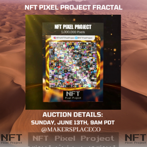 NFT Pixel Project Auction Date