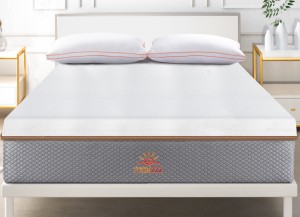 Maxzzz 10 Inch Gel Infused Bamboo Charcoal Memory Foam Mattress