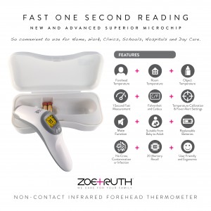 Zoe+Ruth Infrared thermometer - Fever alert