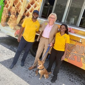 Tampa Mayor Jane Castor Visits Mr. B