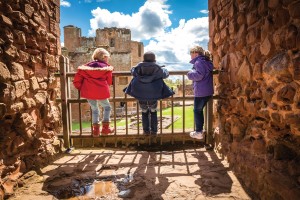 Children at Kenilworth Castle ©English Heritage