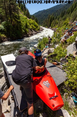 Tyler Bradt on top of Red Bull Ramp ©Mike Leeds