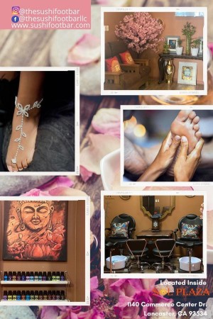 Sushi Footbar offers a variety of services to help the public with foot care.