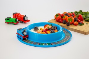 James Train Track Kids Plate from Munchy Play