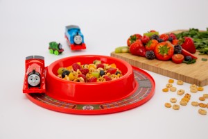 James Train Track Plate from Munchy Play