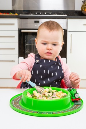 Percy Train Track Plate from Munchy Play