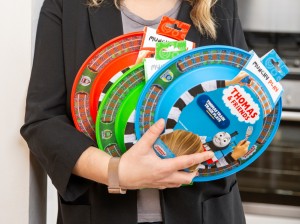 Thomas and Friends Train Track Plate from Munchy Play