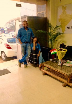 Tasneem & Rehman at their Store front at AutoRehman®
