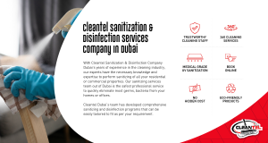 sanitization disinfection flyer