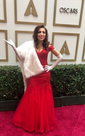 Sandra De Sousa on the Oscars Red Carpet 2020