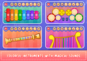 Kids Piano: animal sounds & musical instruments