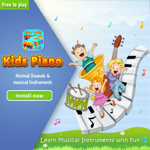 Press Release - Kids Piano: animal sounds & musical instruments