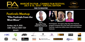 HIFF Executive Director and Filmmaker Jacquil Constant is one of the panelists at the 1261 Film Festival virtual mixer on July 11, 2021 at 3 p.m. CET/CAT.