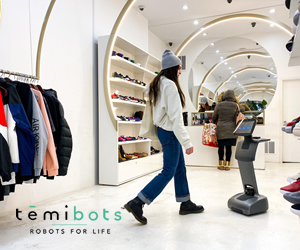 temi robots for retail