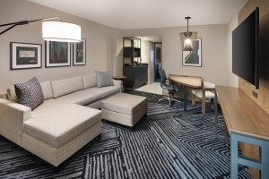 Our 2 room suites also include our free breakfast and evening reception.