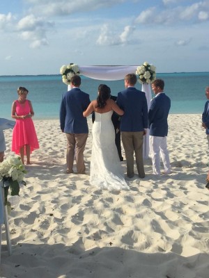 Beach Wedding at Bahama Beach Club Resort