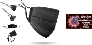 Anti-viral Face Mask T4 Quad Lock Transformer