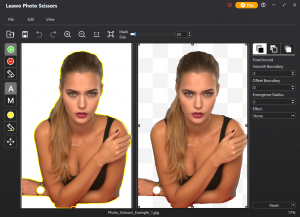 photo scissors main interface